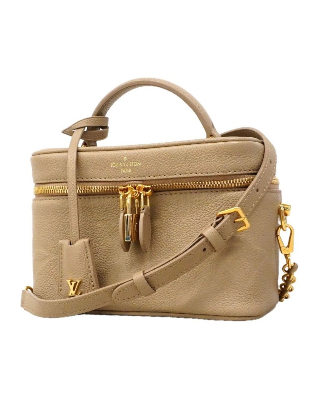 Louis Vuitton Vanity Bag Monogram Empreinte PM Tourterelle 2-Way Bag